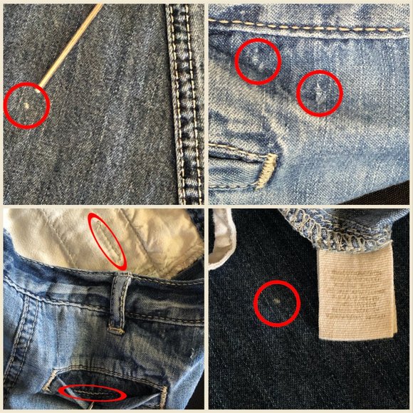 RESERVED FOR @Cpk_san Free People Extreme Vintage Flare Jeans Easy Rider - Picture 15 of 16